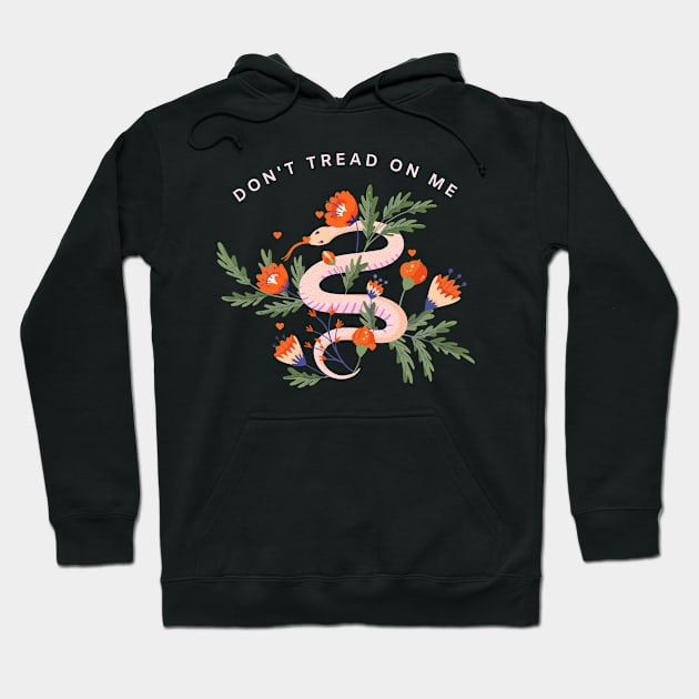 Don't tread on me Hoodie by Travel in your dream